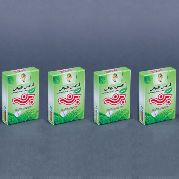 آدامس طبیعی بن  - طعم نعنا پونه - 4 بسته ۱5 عددی - از نوع سیگاری