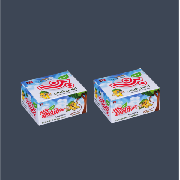 آدامس طبیعی بن - طعم کلاسیک - جعبه ۲۵ عددی - از نوع سلفونی