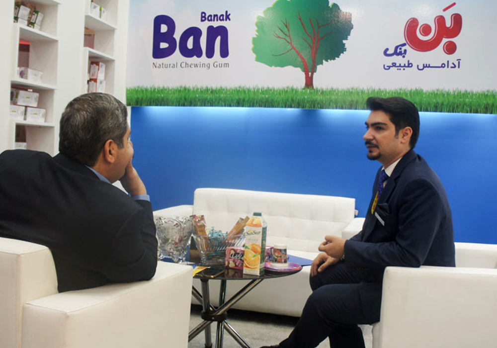 حضور نمایشگاهی شرکت آدامس طبیعی بن