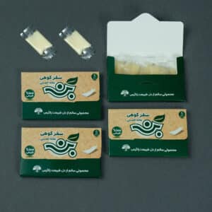 سقز کوهی-طعم اصیل سقز- 4 بسته 5 عددی- از نوع سلفونی