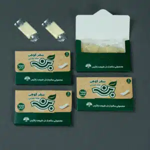 سقز کوهی-طعم اصیل سقز- 4 بسته 5 عددی- از نوع سلفونی